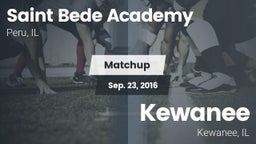 Matchup: Saint Bede Academy vs. Kewanee  2016