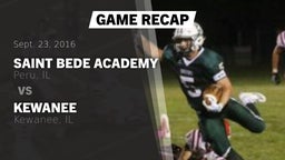 Recap: Saint Bede Academy vs. Kewanee  2016