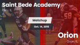 Matchup: Saint Bede Academy vs. Orion  2016