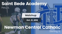 Matchup: Saint Bede Academy vs. Newman Central Catholic  2016