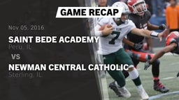 Recap: Saint Bede Academy vs. Newman Central Catholic  2016