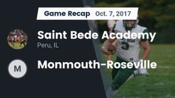 Recap: Saint Bede Academy vs. Monmouth-Roseville 2017