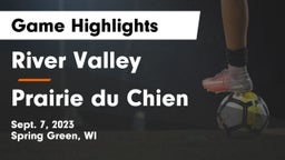 River Valley  vs Prairie du Chien  Game Highlights - Sept. 7, 2023