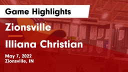 Zionsville  vs Illiana Christian   Game Highlights - May 7, 2022