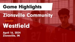Zionsville Community  vs Westfield  Game Highlights - April 16, 2024