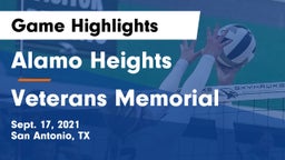 Alamo Heights  vs Veterans Memorial Game Highlights - Sept. 17, 2021