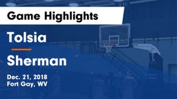 Tolsia  vs Sherman  Game Highlights - Dec. 21, 2018