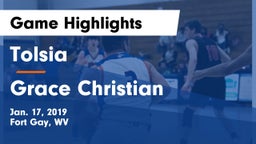 Tolsia  vs Grace Christian Game Highlights - Jan. 17, 2019