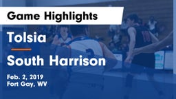 Tolsia  vs South Harrison  Game Highlights - Feb. 2, 2019