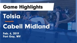 Tolsia  vs Cabell Midland  Game Highlights - Feb. 6, 2019