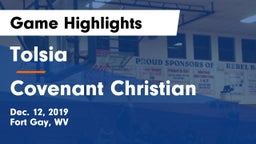 Tolsia  vs Covenant Christian  Game Highlights - Dec. 12, 2019