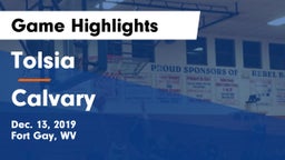 Tolsia  vs Calvary Game Highlights - Dec. 13, 2019