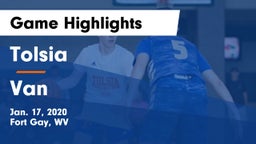 Tolsia  vs Van  Game Highlights - Jan. 17, 2020