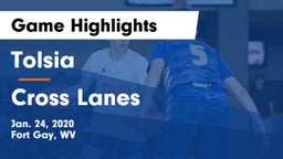 Tolsia  vs Cross Lanes Game Highlights - Jan. 24, 2020