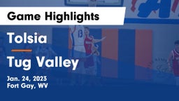 Tolsia  vs Tug Valley  Game Highlights - Jan. 24, 2023
