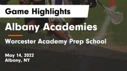 Albany Academies vs Worcester Academy Prep School Game Highlights - May 14, 2022