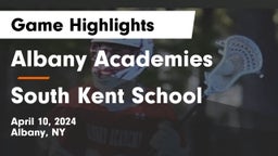 Albany Academies vs South Kent School Game Highlights - April 10, 2024