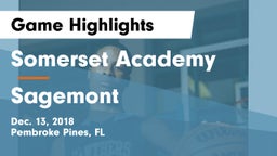 Somerset Academy  vs Sagemont  Game Highlights - Dec. 13, 2018