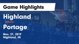 Highland  vs Portage  Game Highlights - Nov. 27, 2019