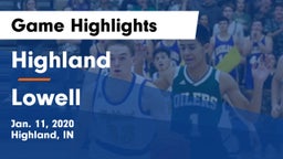 Highland  vs Lowell  Game Highlights - Jan. 11, 2020