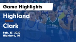 Highland  vs Clark  Game Highlights - Feb. 13, 2020