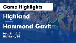 Highland  vs Hammond Gavit Game Highlights - Dec. 29, 2020