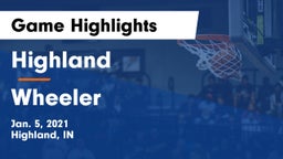 Highland  vs Wheeler  Game Highlights - Jan. 5, 2021