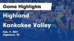 Highland  vs Kankakee Valley  Game Highlights - Feb. 9, 2021