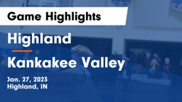 Highland  vs Kankakee Valley  Game Highlights - Jan. 27, 2023