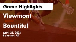 Viewmont  vs Bountiful  Game Highlights - April 22, 2022
