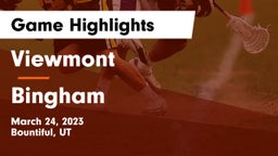 Viewmont  vs Bingham  Game Highlights - March 24, 2023