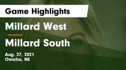 Millard West  vs Millard South  Game Highlights - Aug. 27, 2021