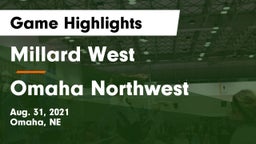 Millard West  vs Omaha Northwest  Game Highlights - Aug. 31, 2021