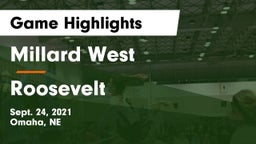 Millard West  vs Roosevelt  Game Highlights - Sept. 24, 2021