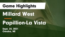Millard West  vs Papillion-La Vista  Game Highlights - Sept. 24, 2021
