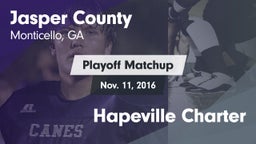 Matchup: Jasper County High vs. Hapeville Charter 2015