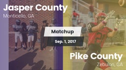 Matchup: Jasper County High vs. Pike County  2017