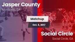 Matchup: Jasper County High vs. Social Circle  2017
