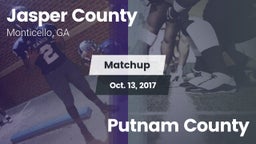 Matchup: Jasper County High vs. Putnam County 2017