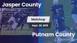 Matchup: Jasper County High vs. Putnam County  2018