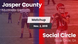 Matchup: Jasper County High vs. Social Circle  2018