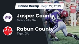 Recap: Jasper County  vs. Rabun County  2019
