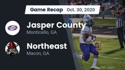 Recap: Jasper County  vs. Northeast  2020