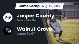 Recap: Jasper County  vs. Walnut Grove  2022