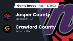 Recap: Jasper County  vs. Crawford County  2023