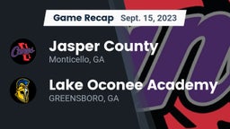 Recap: Jasper County  vs. Lake Oconee Academy 2023