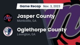 Recap: Jasper County  vs. Oglethorpe County  2023