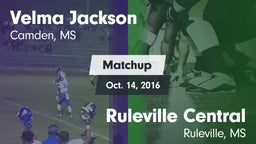 Matchup: Velma Jackson High S vs. Ruleville Central  2016