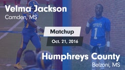 Matchup: Velma Jackson High S vs. Humphreys County  2016