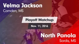 Matchup: Velma Jackson High S vs. North Panola  2016